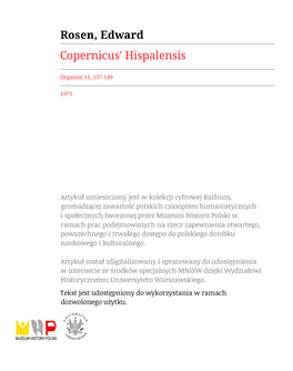 Copernicus'hispalensis