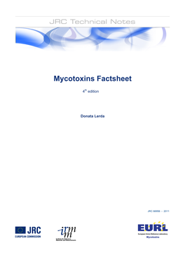 Mycotoxins Factsheet