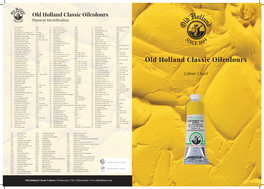 Brochure Old Holland Classic Oil Colours