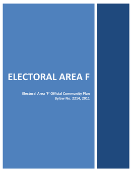 Electoral Area 'F' Official Community Plan Bylaw No. 2214, 2011
