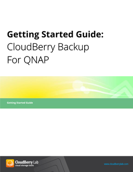 Cloudberry Backup for QNAP