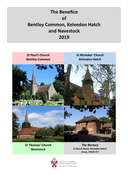 The Benefice of Bentley Common, Kelvedon Hatch and Navestock 2019