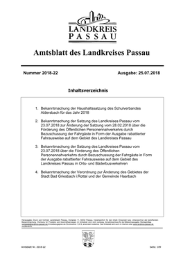 Amtsblatt Nr. 2018-22 Seite: 109