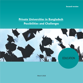 Private Universities in Bangladesh Possibilities and Challenges