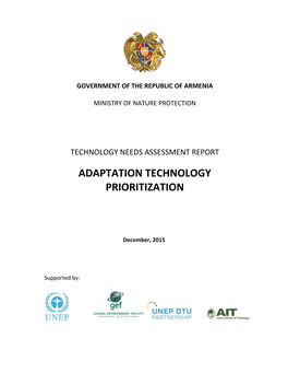 Adaptation Technology Prioritization