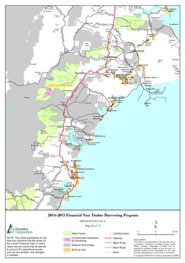 Timber Harvesting Program Map 58