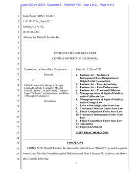 Case 2:20-Cv-05375 Document 1 Filed 06/17/20 Page 1 of 21 Page ID #:1