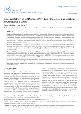 Proteinoid Nanoparticles for Antitumor Therapy