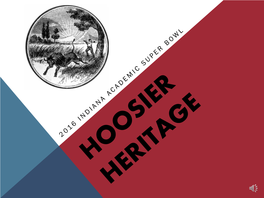 Don Hanlin, Question Writer Indiana’S First Century the Civil War the Ku Klux Klan