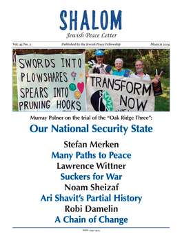 Shalom March 2014.Indd