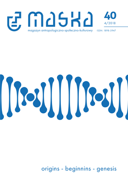 40/2018 Origins – Beginnings – Genesis