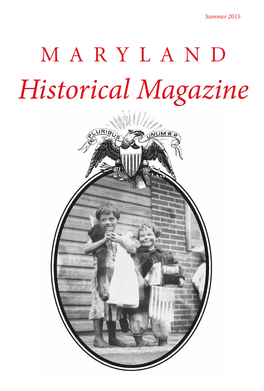 MARYLAND Historical Magazine Cover: “Children at Parade,” C