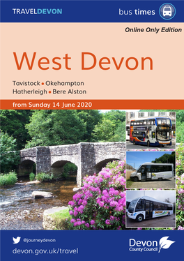 West Devon Bus Times July 2020