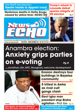 Imo North Bye-Election: Trump's Refusal to Ibezim Heads to Appeal Court Concede Defeat …INEC Unaware of Ruling, Meets to Fix New Date Pg