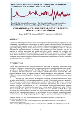 Beşinci Ulusal Deprem Mühendisliği Konferansı, 26-30 Mayıs 2003