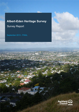 Albert-Eden Heritage Survey (P.1-140)