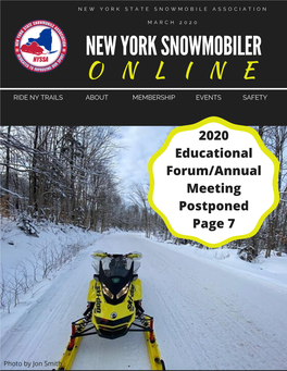 March 2020- Page 1 TOLL FREE: (888) 624-3849 * FAX: (888) 317-2441 * NYSSA Online Magazine