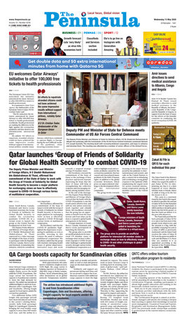 Qatar Launches 'Group of Friends of Solidarity for Global Health Security'