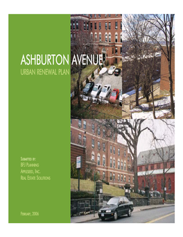 Ashburton Avenue Urban Renewal Plan