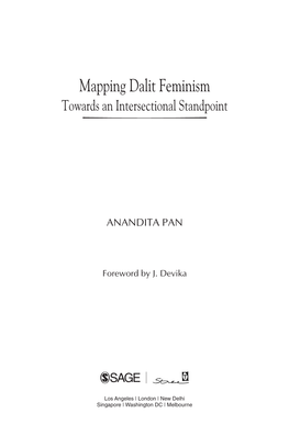 Mapping Dalit Feminism Towards an Intersectional Standpoint
