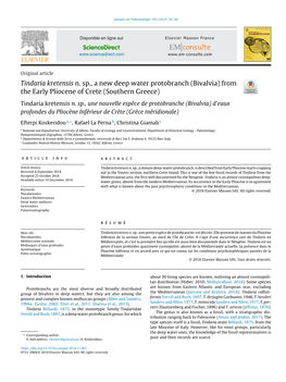 From the Early Pliocene of Crete (Southern Greece)