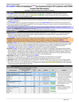 Pci-Clarity Trial Summary.Pdf