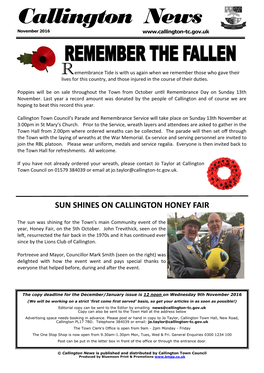 Callington Newsletter