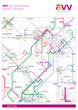 2021 > Liniennetzplan Alsdorf • Würselen