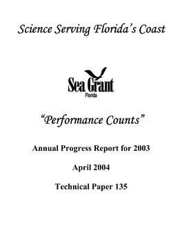 Science Serving Florida's Coast