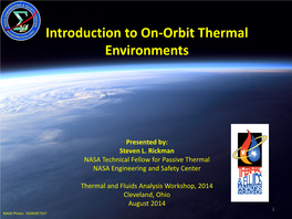 On-Orbit Thermal Environments