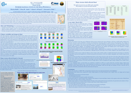 Major Storms Which Affected Sinai Vienna, 23–28 April 2017 Poster X3.187 the Number of Events Since Year 2000 Is Quite Remarkable