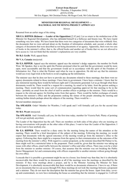 Extract from Hansard [ASSEMBLY - Thursday, 9 September 2010] P6323c-6328A Mr Eric Ripper; Mr Christian Porter; Mr Roger Cook; Mr Colin Barnett