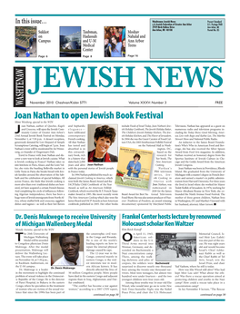 Joan Nathan to Open Jewish Book Festival