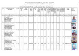 DDRC ADIP Final Beneficiaries