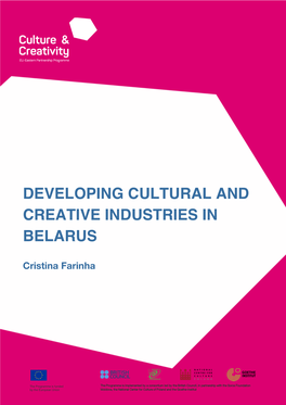 Developing Cultural and Creative Industries in Belarus