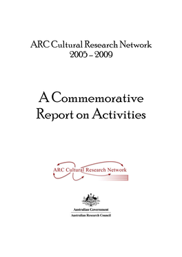A Commemorative Report on Activities