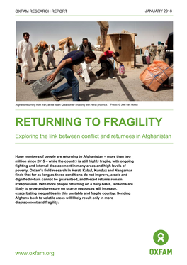 Returning to Fragility: Exploring the Link Between Conflict