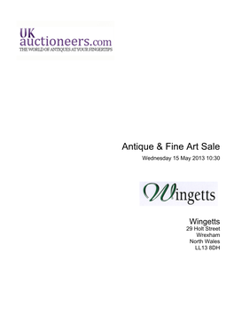 Antique & Fine Art Sale