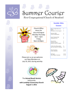 Summer 2011 Courier.Pub