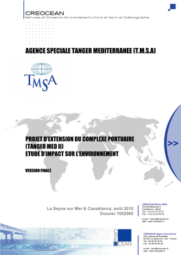 Agence Speciale Tanger Mediterranee (T.M.S.A)