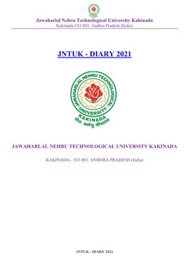 Jntuk - Diary 2021