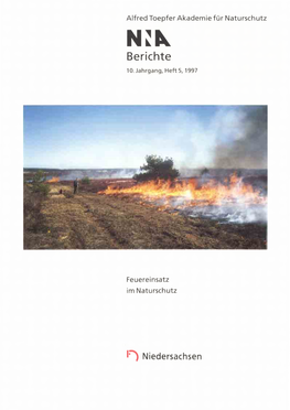 B97-5 Feuereinsatz Im Naturschutz