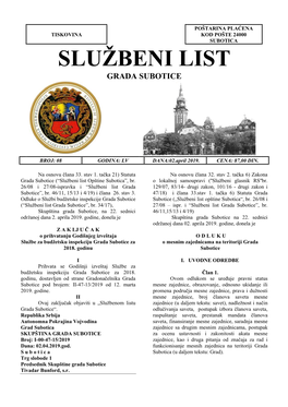 Sluzbeni List