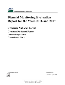 Croatan and Uwharrie National Forests