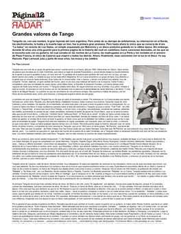 Grandes Valores De Tango