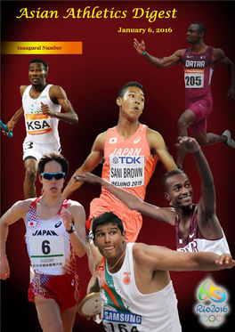 Asian Athletics Digest-2016-01.Pdf