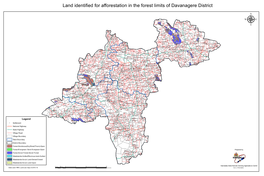 Land Identified for Afforestation in the Forest Limits of Davanagere District