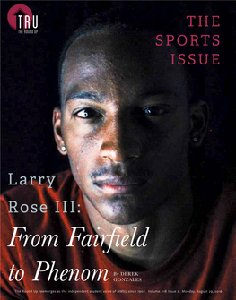 Larry Rose III: from Fairfield