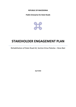 Stakeholder Engagement Plan