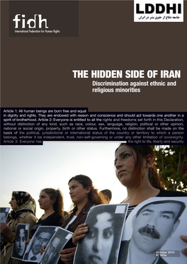 THE HIDDEN SIDE of IRAN Discrimination Against Ethnic and Religious Minorities